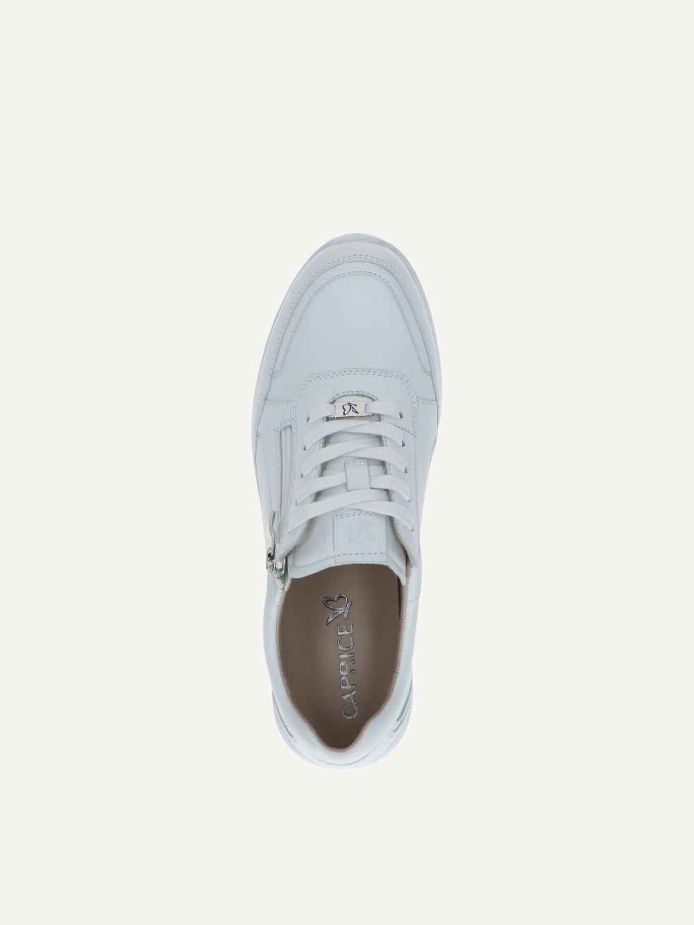 Caprice Sneaker - Weißes Nappaleder