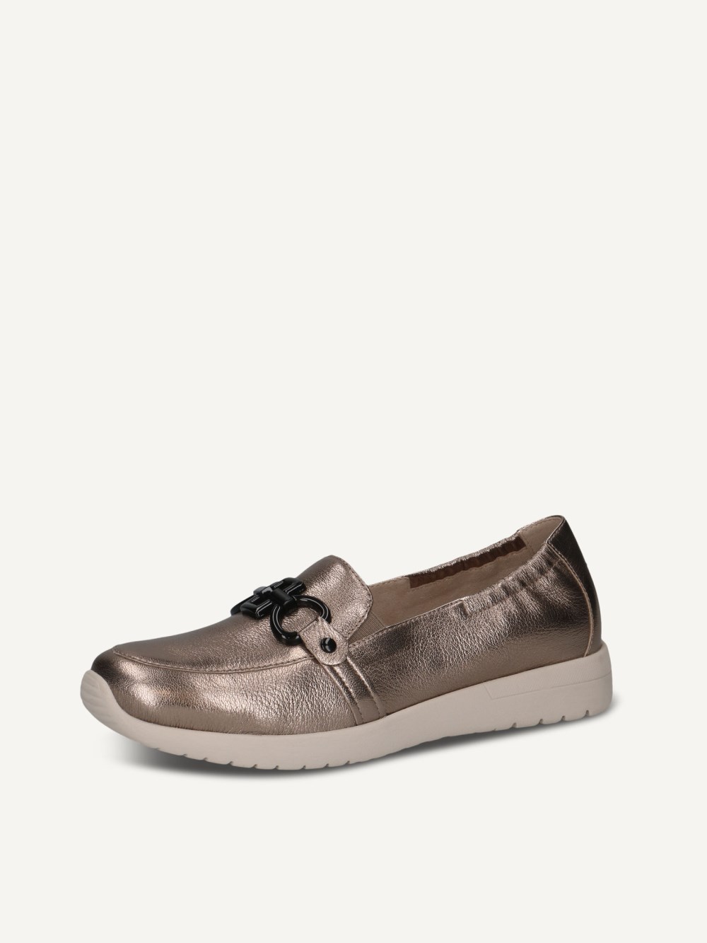 Caprice Slipper - Taupe Metallic