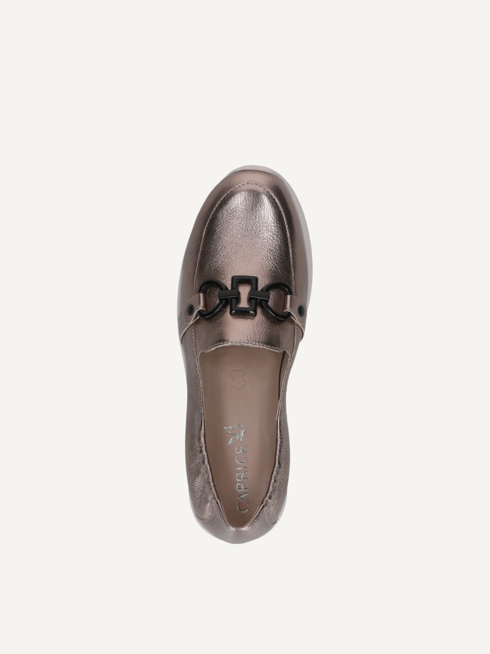 Caprice Slipper - Taupe Metallic