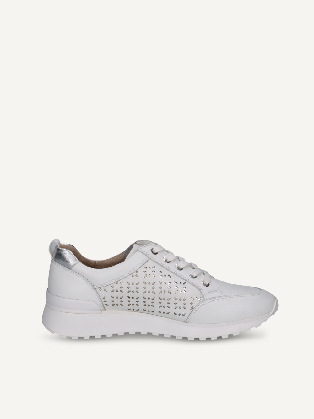 Caprice Sneaker - Weiß / Silber