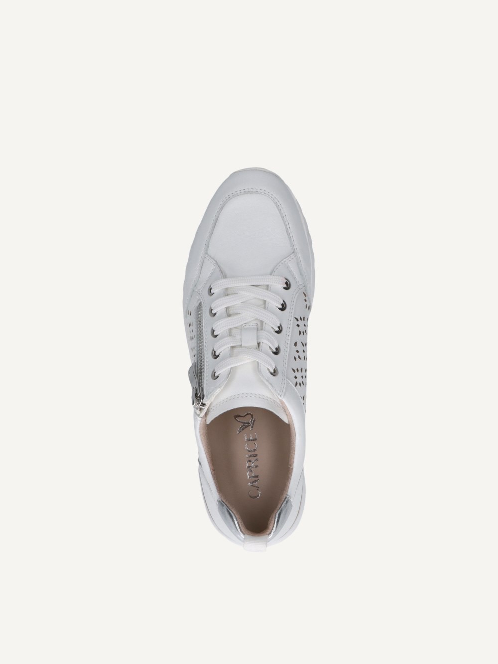 Caprice Sneaker - Weiß / Silber