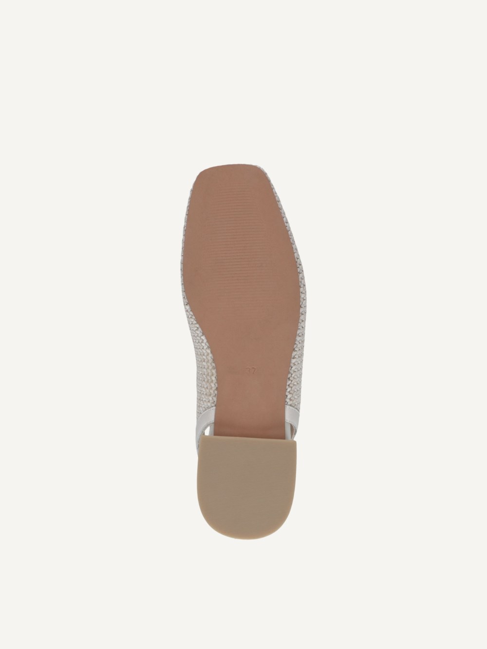 Caprice Ballerina - Offwhite Kammleder