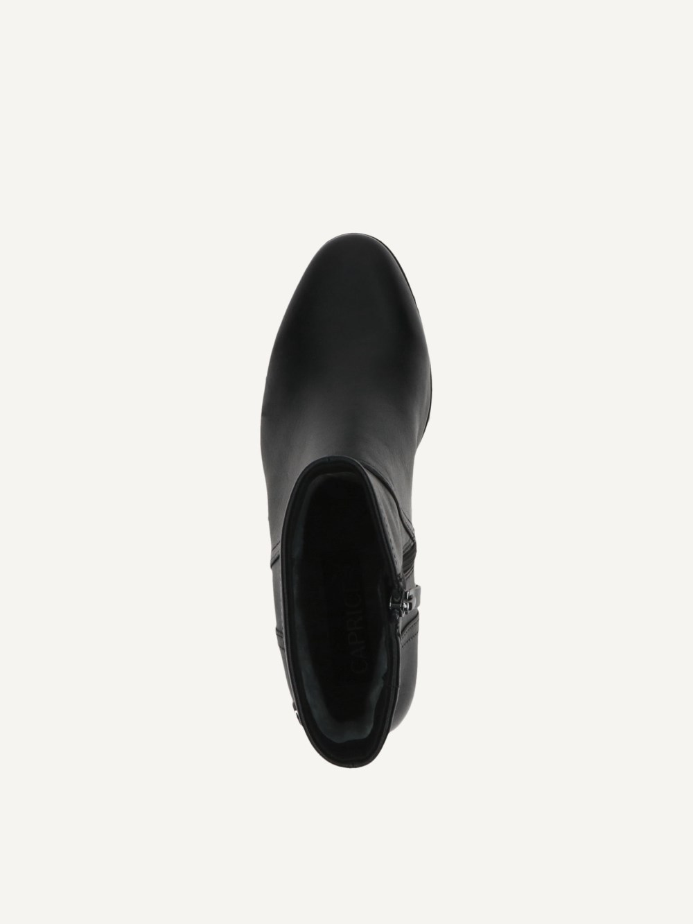 Caprice Stiefelette - Schwarzes Nappaleder