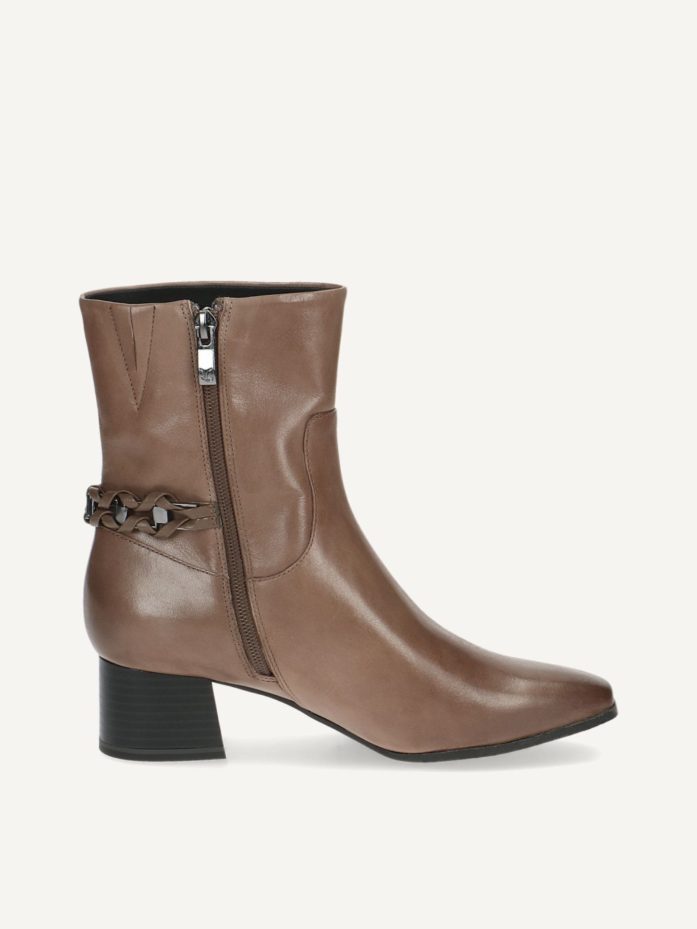 Caprice Stiefelette - Taupe-Nappaleder