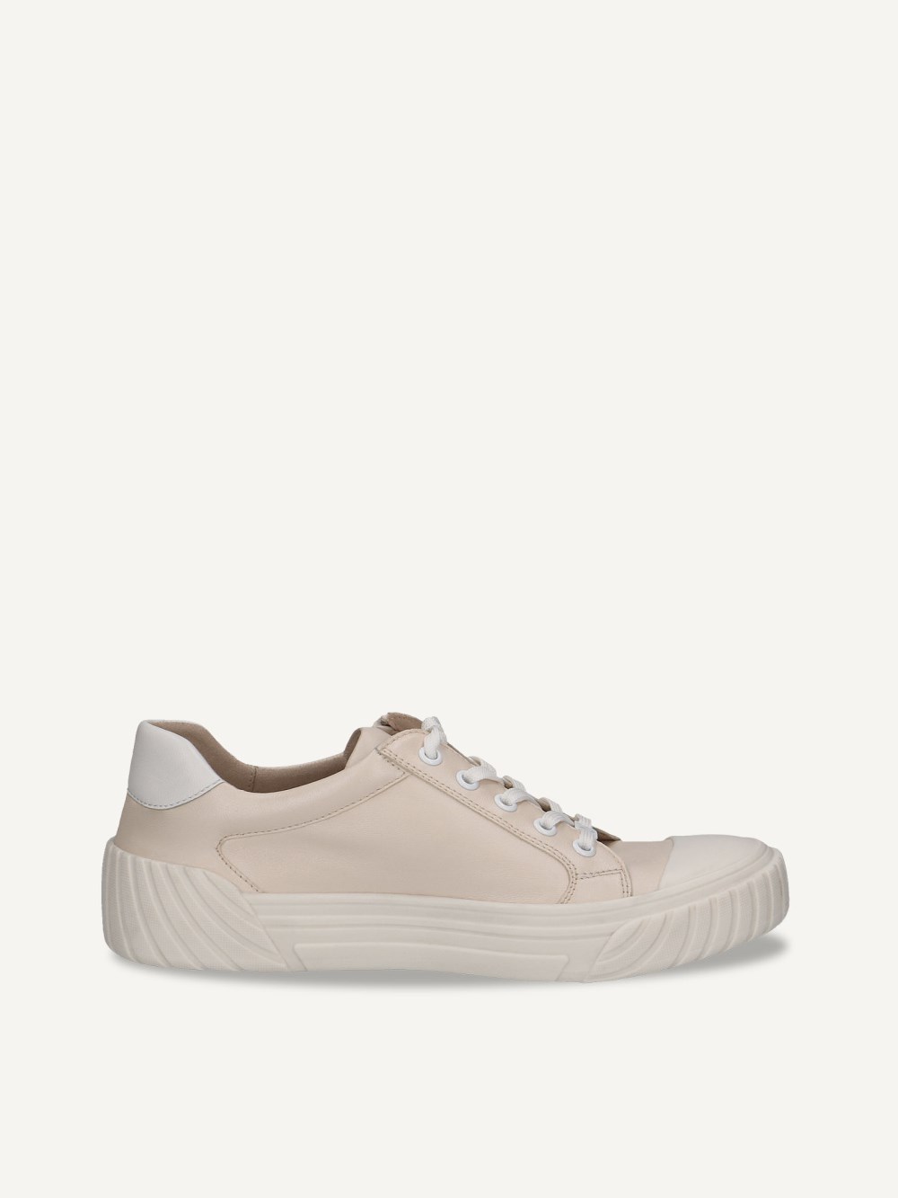 Caprice Sneaker - Cremefarbener Kamm
