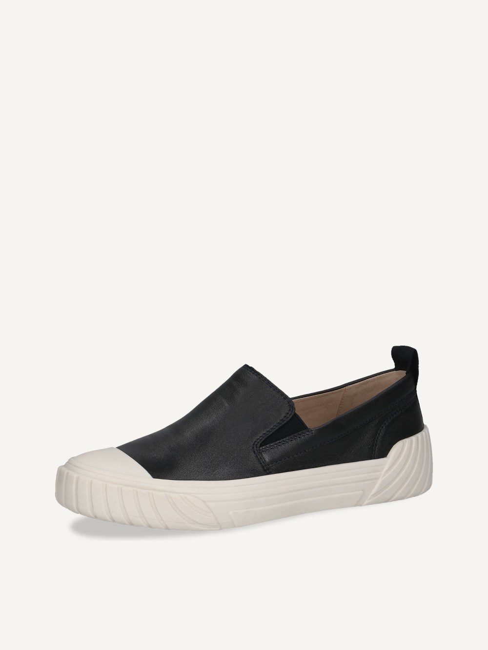 Caprice Slipper - Ozeanfarbenes Softnappaleder