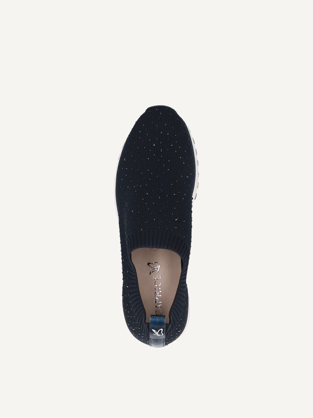 Caprice Sneaker - Ozeanfarbener Strick