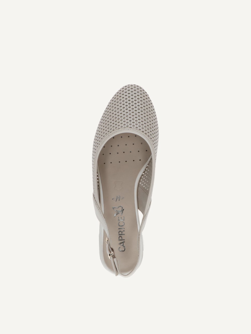 Caprice Slingpumps - Creme-Nappa