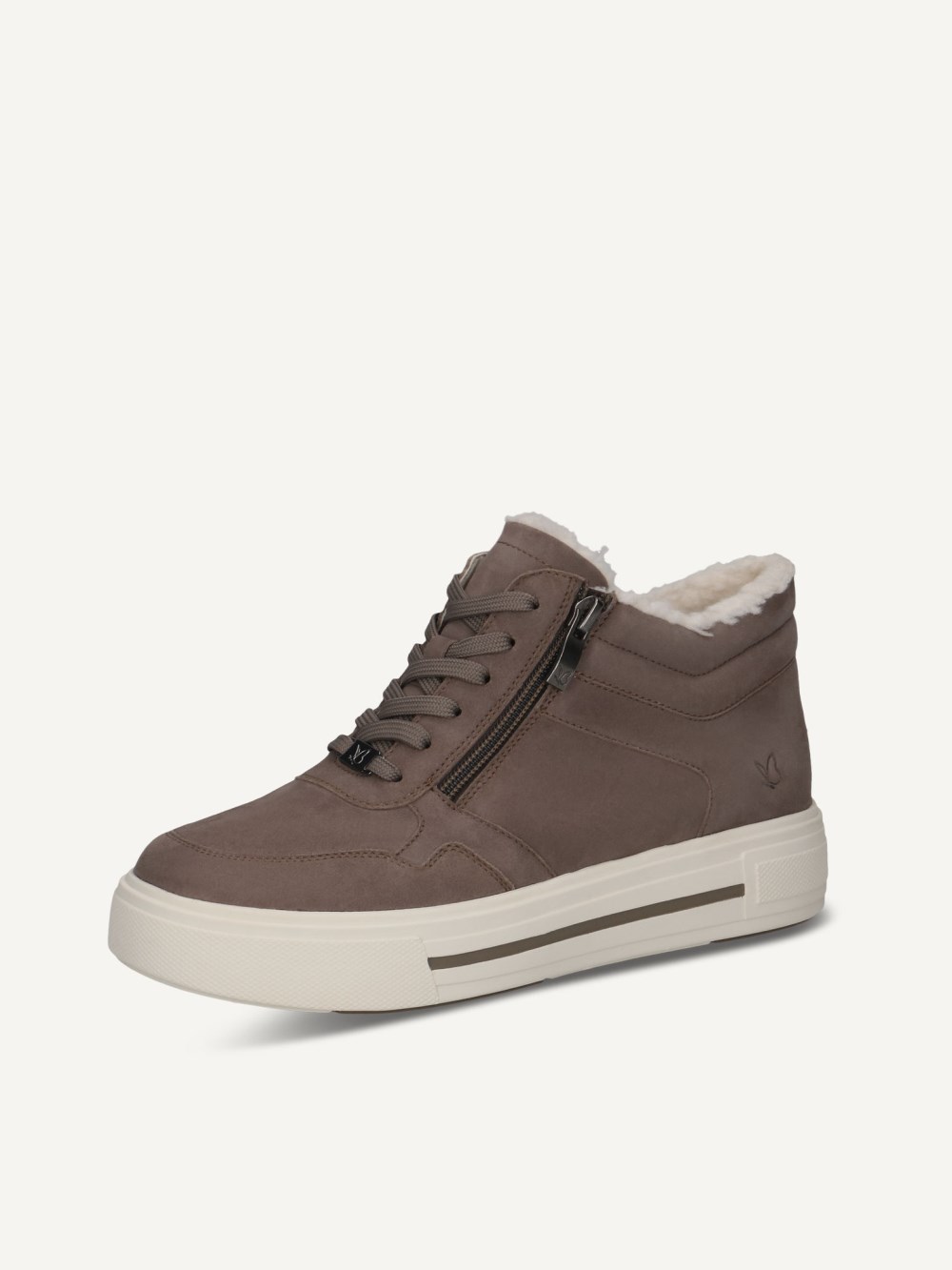 Caprice Stiefelette - Dunkeltaupefarbenes Wildleder