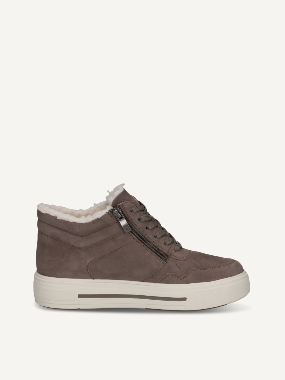 Caprice Stiefelette - Dunkeltaupefarbenes Wildleder