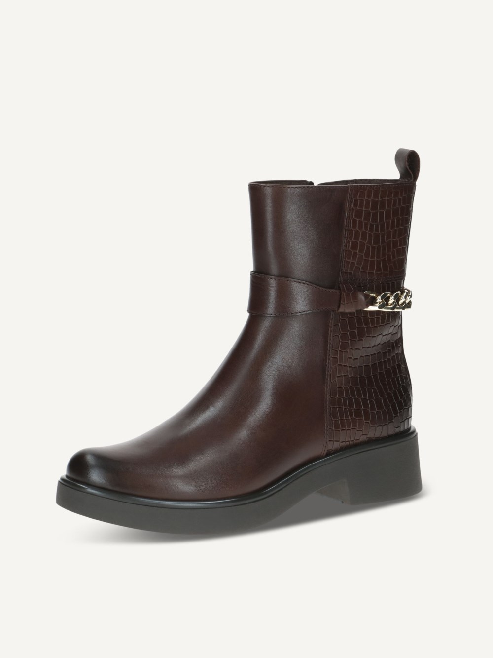 Caprice Stiefelette - Dunkelbrauner Kamm