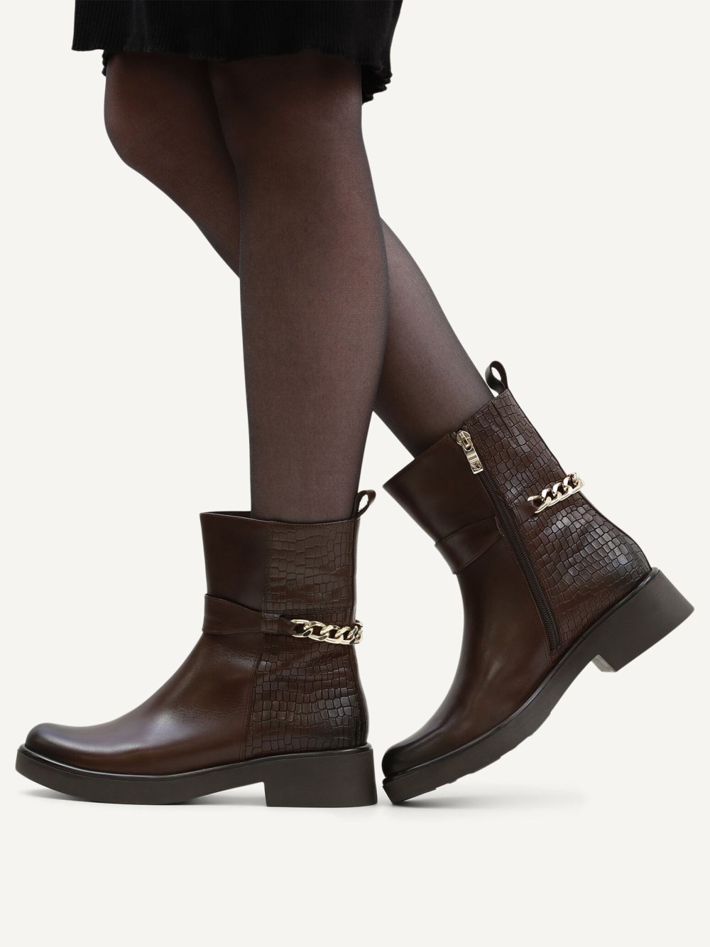 Caprice Stiefelette - Dunkelbrauner Kamm