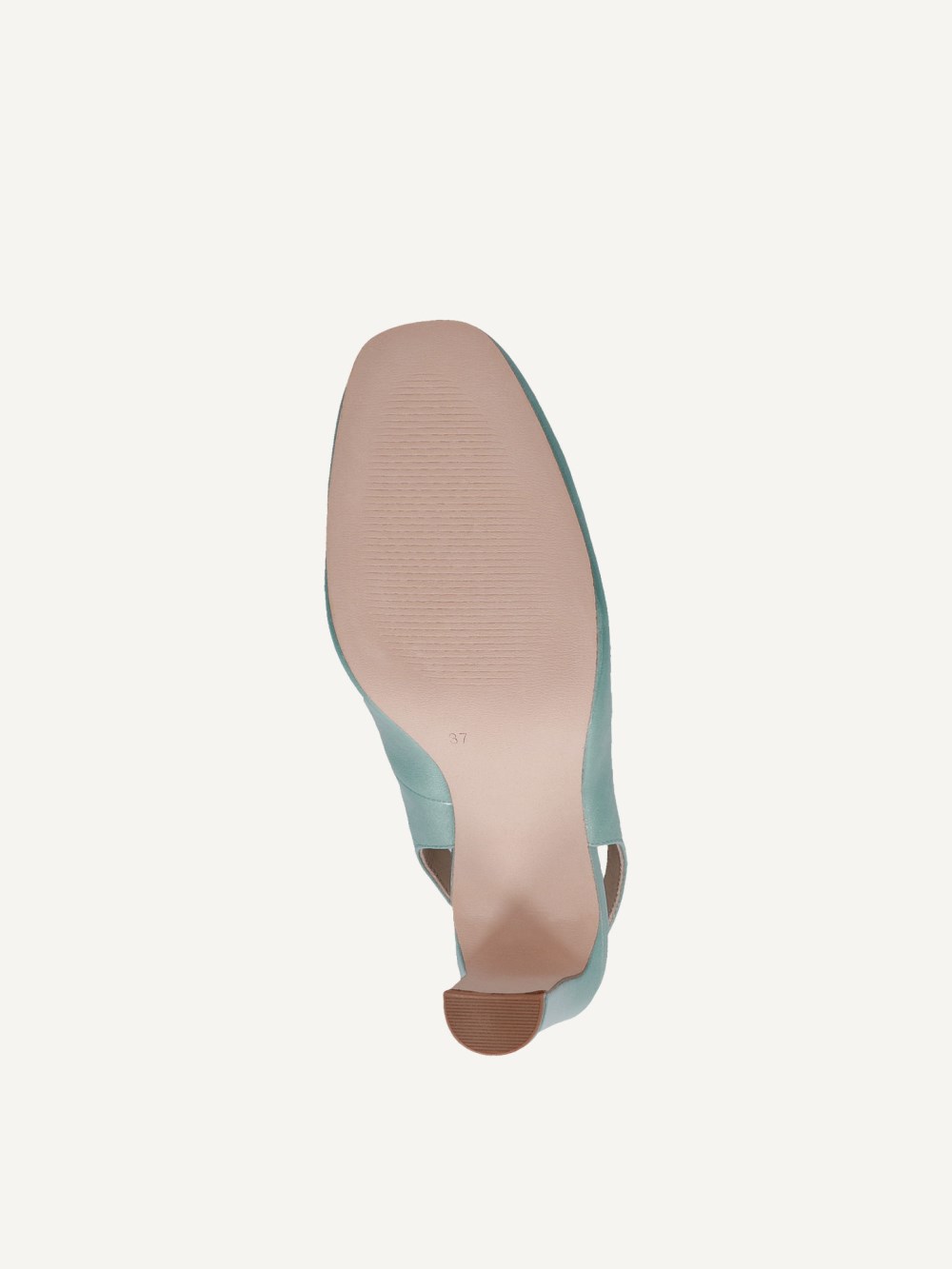 Caprice Slingpumps - Türkisfarbenes Nappaleder