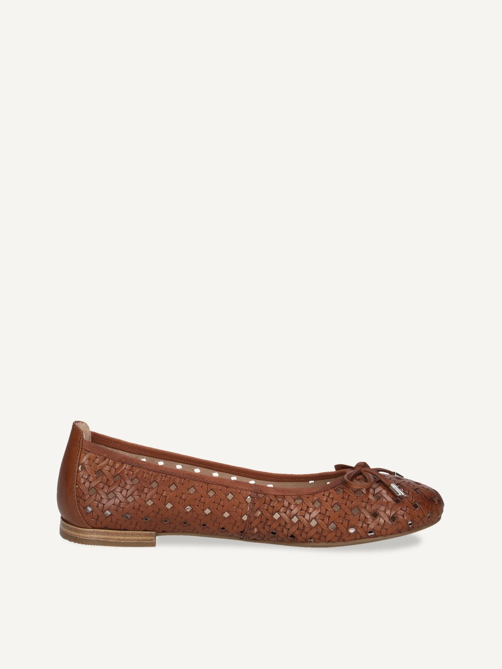 Caprice Ballerina - Cognac-Nappaleder