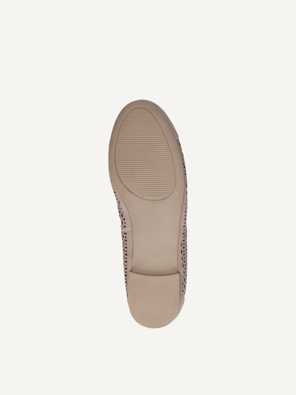 Caprice Ballerina - Sandfarbenes Wildleder