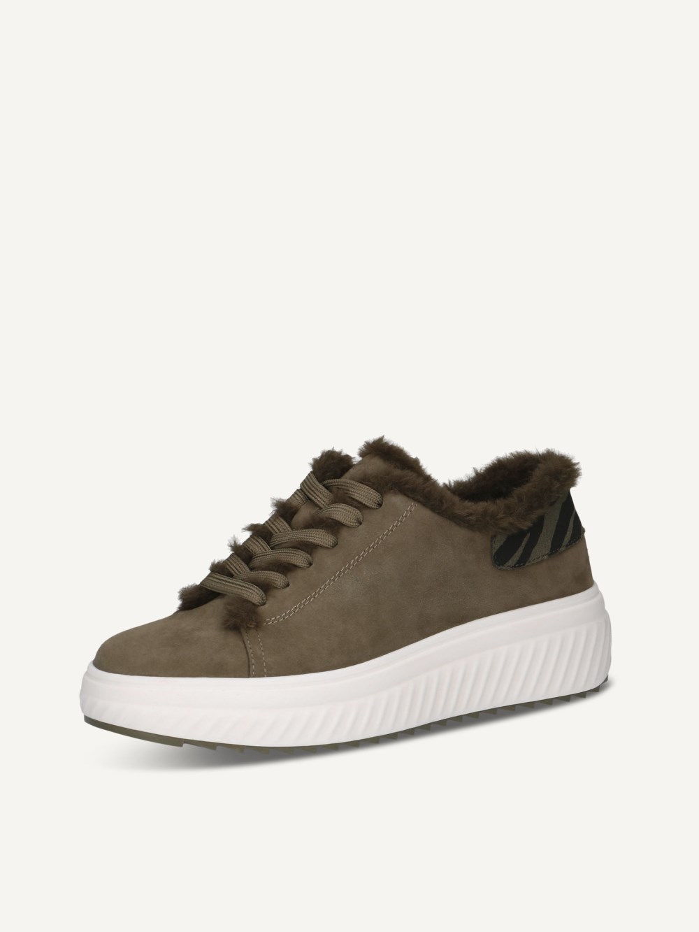 Caprice Sneaker - Khakifarbener Kamm