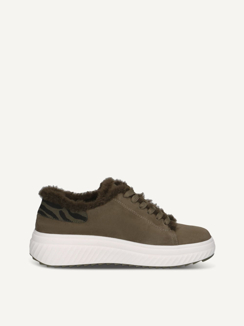 Caprice Sneaker - Khakifarbener Kamm