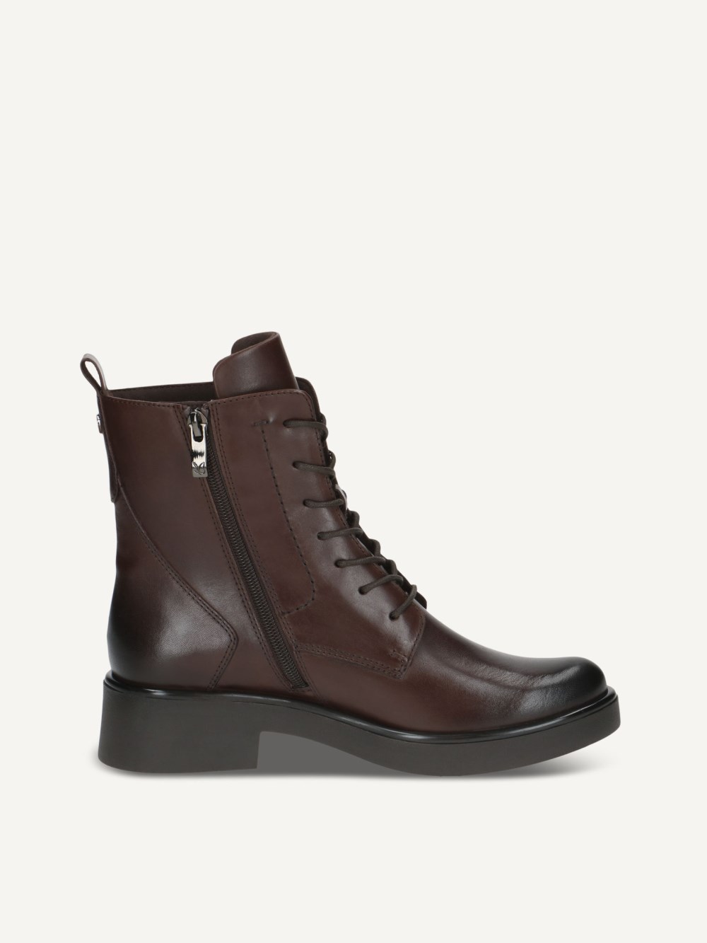 Caprice Stiefelette - Dunkelbraunes Nappa