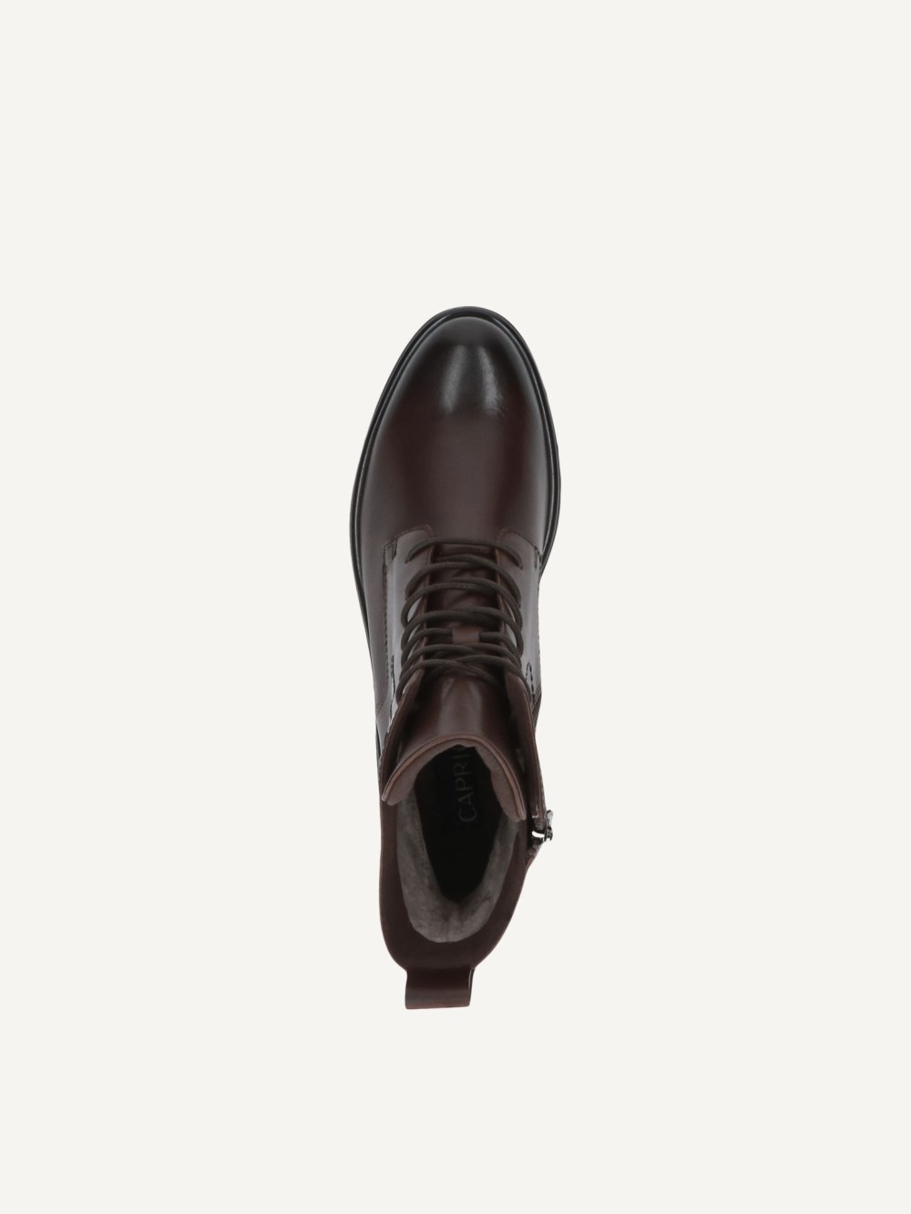 Caprice Stiefelette - Dunkelbraunes Nappa