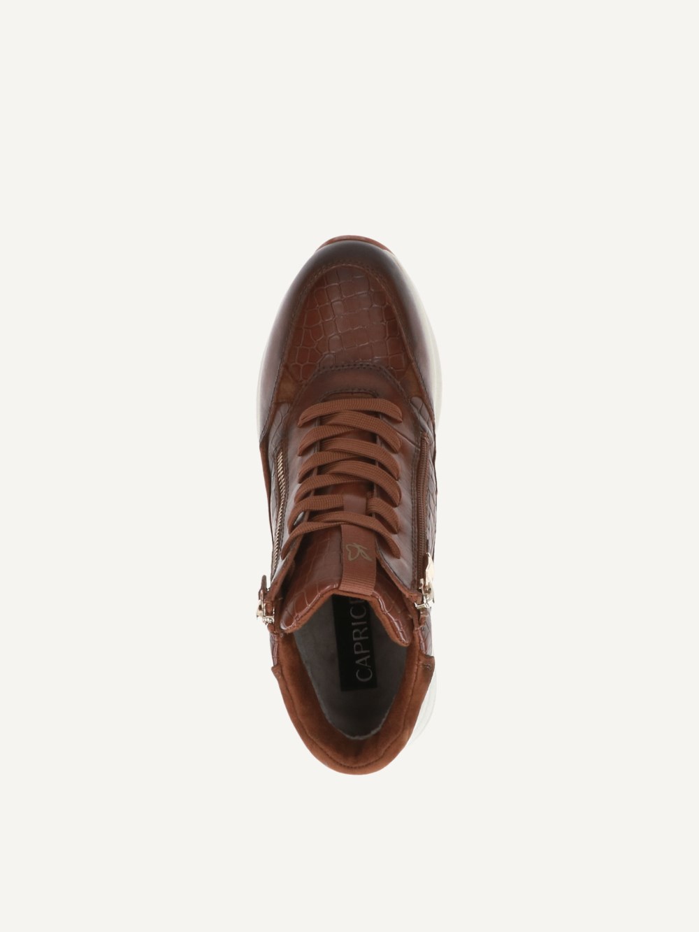Caprice Stiefelette - Cognacfarbener Kammleder
