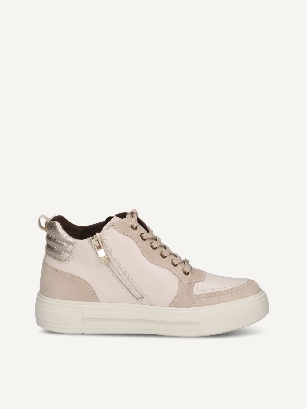 Caprice Sneaker - Offwhite Kammleder