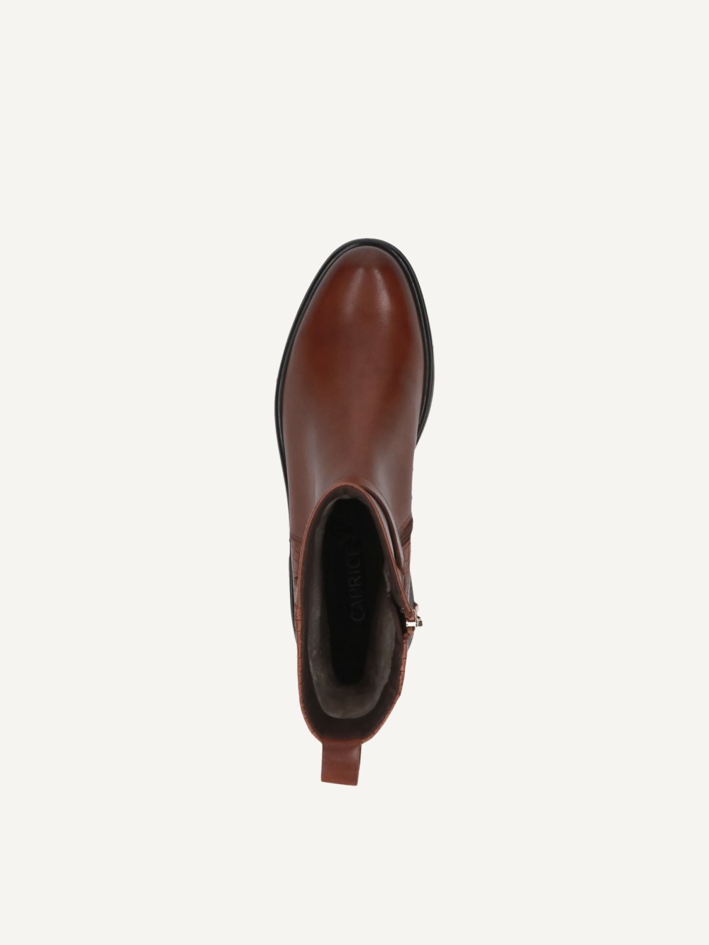 Caprice Stiefelette - Cognacfarbener Kamm