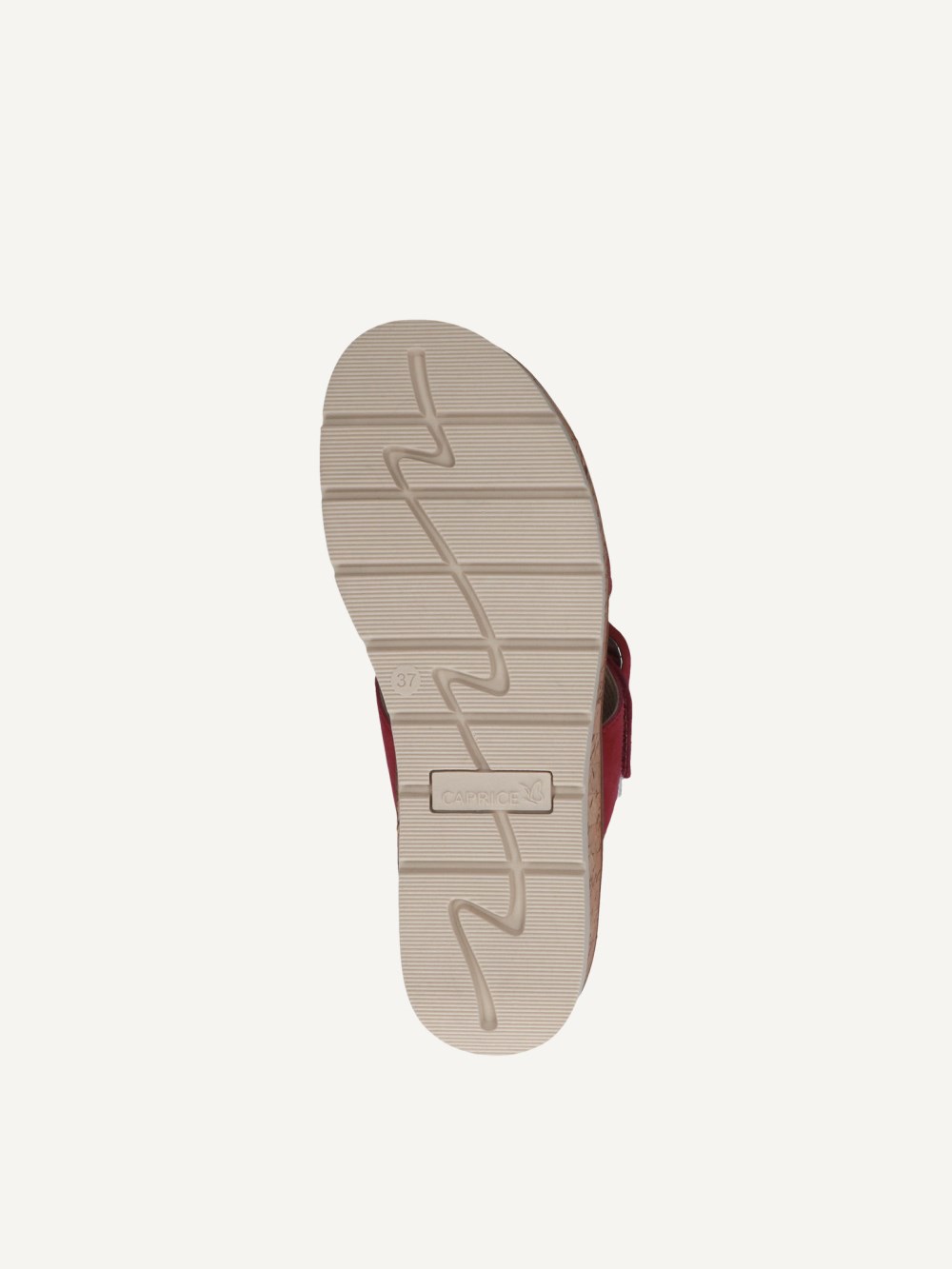 Caprice Slipper - Fuchsiafarbenes Wildleder