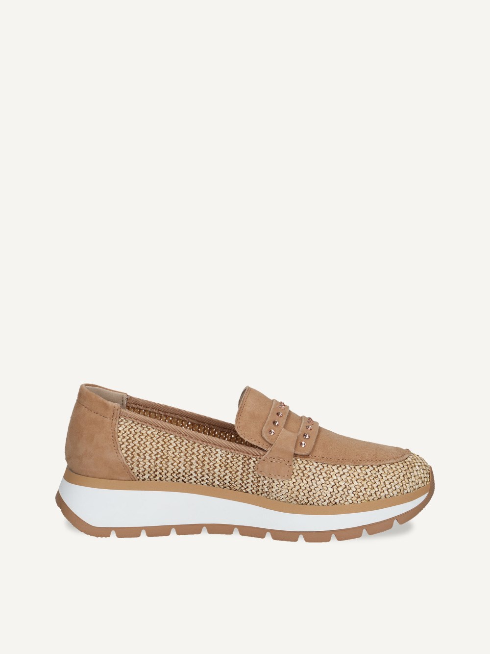 Caprice Slipper - Beigefarbener Kamm