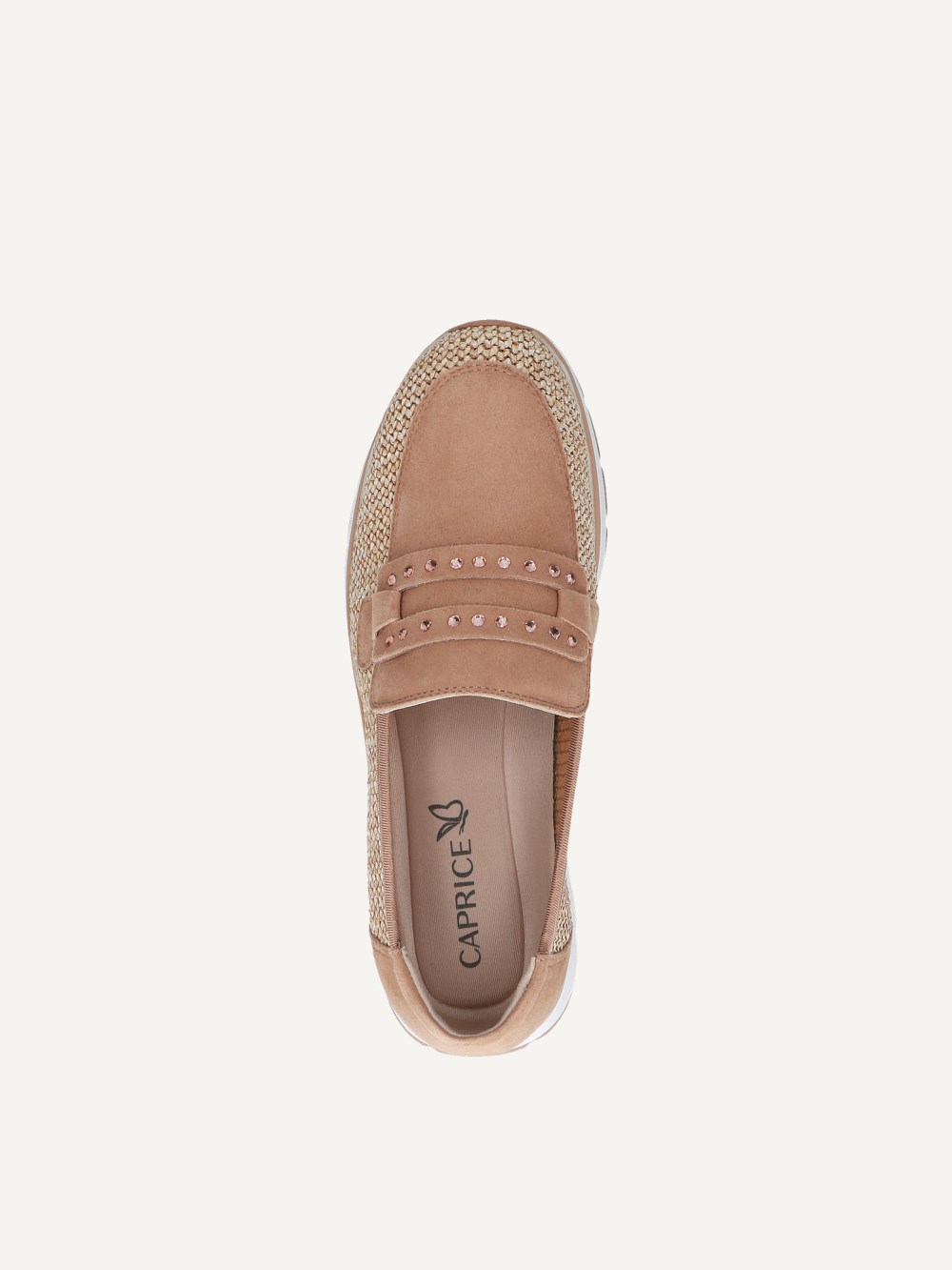Caprice Slipper - Beigefarbener Kamm