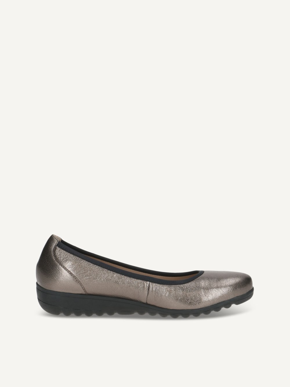 Caprice Ballerina - Piombo Metallic