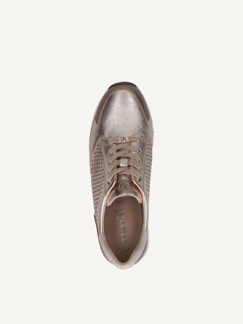 Caprice Sneaker - Taupe Metallic Kamm