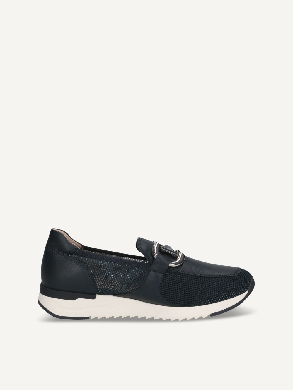 Caprice Slipper - Ozeanblaues Kammleder