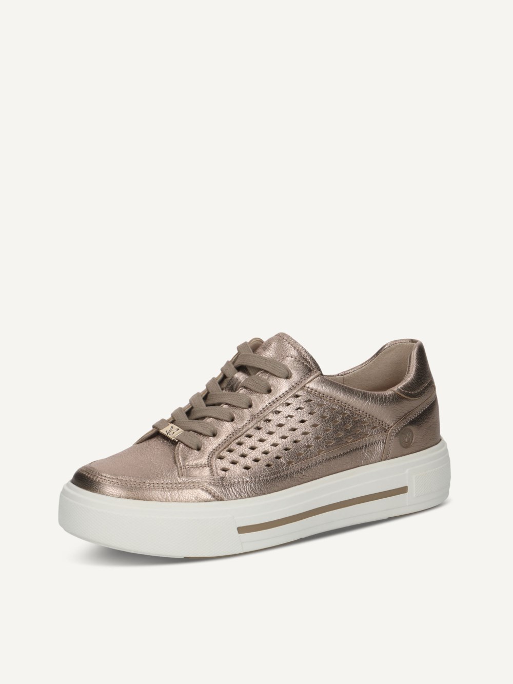 Caprice Sneaker - Taupe-Metallic