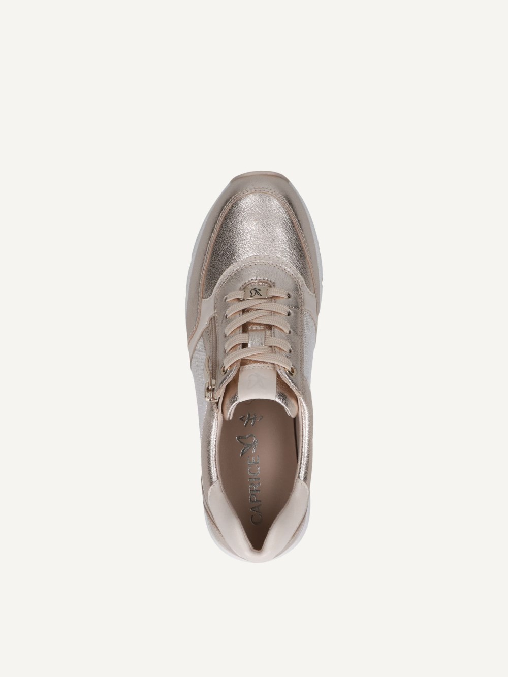 Caprice Sneaker - Hellgoldener Kamm