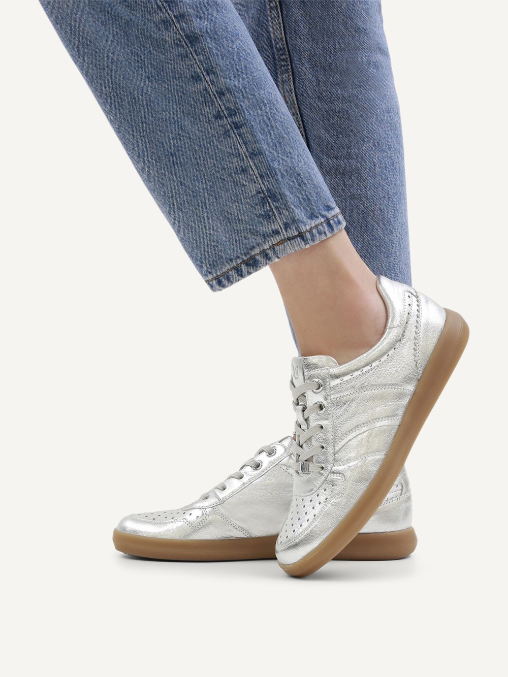 Caprice Sneaker - Silbernes Metall