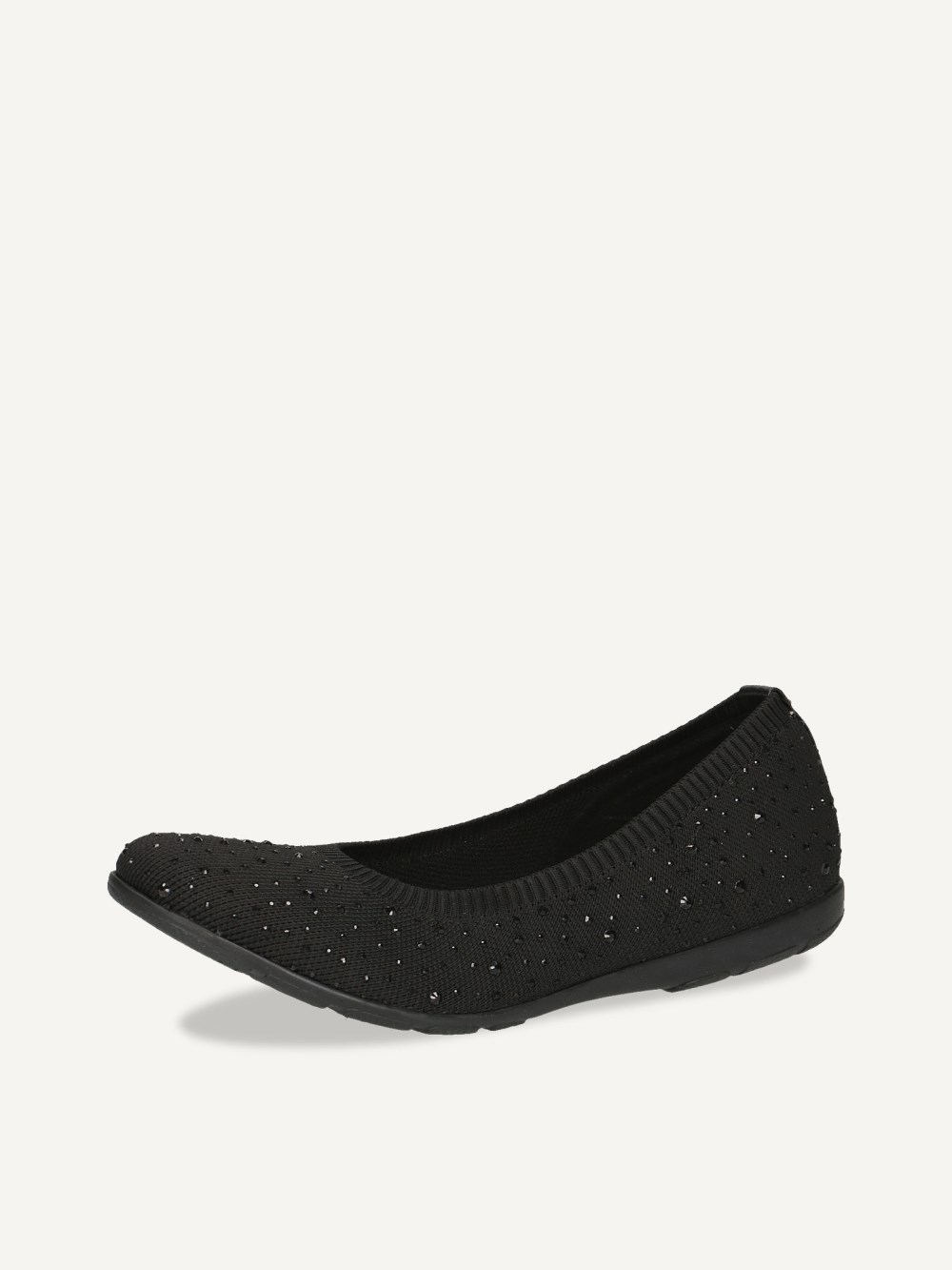 Caprice Ballerina - Schwarzer Strick