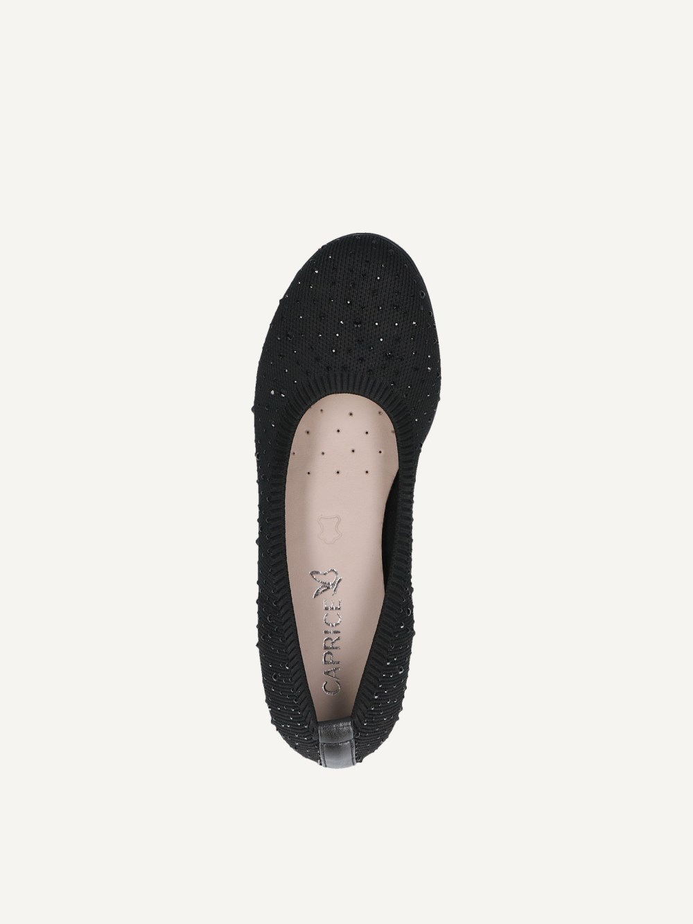 Caprice Ballerina - Schwarzer Strick