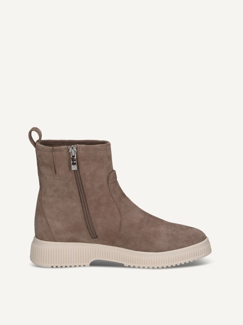 Caprice Stiefelette - Taupefarbenes Wildleder