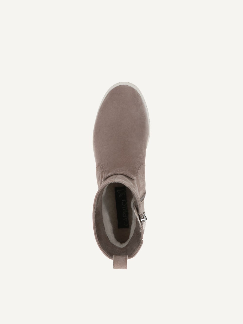 Caprice Stiefelette - Taupefarbenes Wildleder