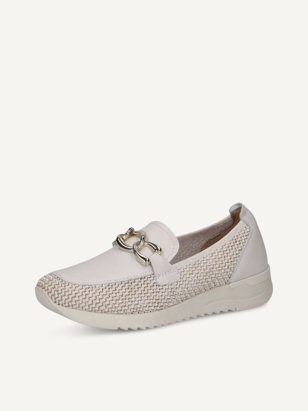 Caprice Slipper - Offwhite-Kamm