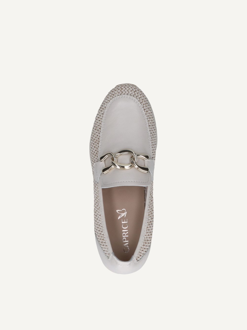 Caprice Slipper - Offwhite-Kamm