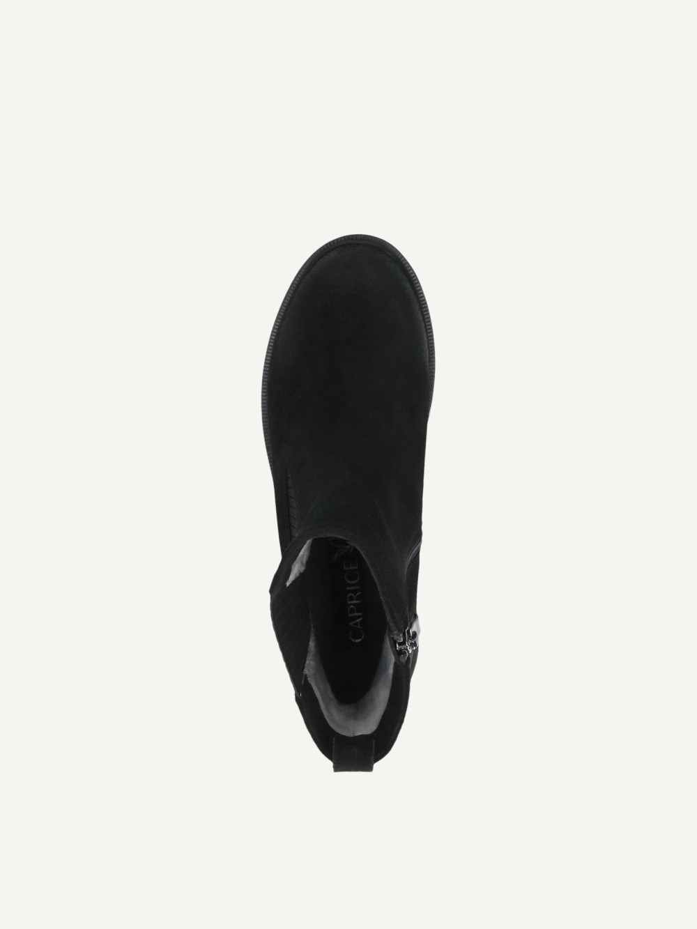 Caprice Chelsea Boot - Schwarzes Wildleder