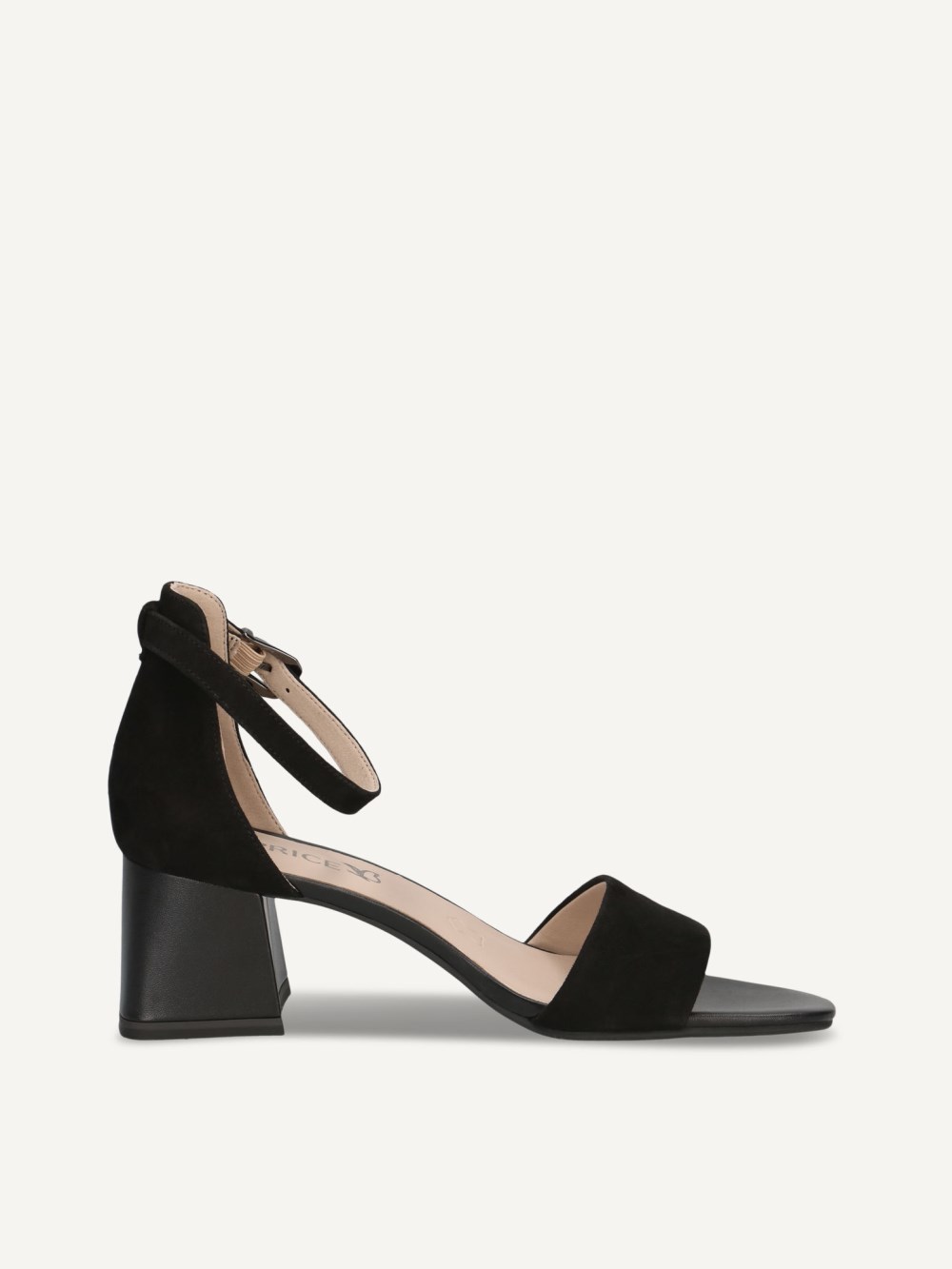 Caprice Sandalette - Schwarzes Wildleder