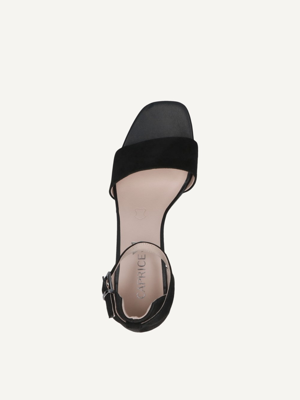 Caprice Sandalette - Schwarzes Wildleder