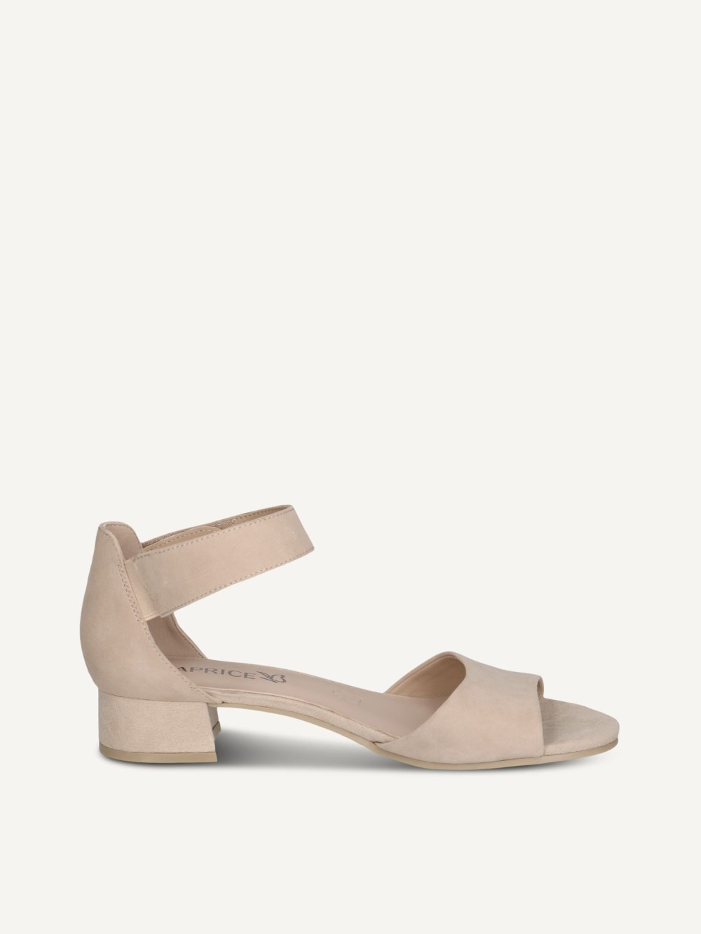 Caprice Sandalette - Beige Wildleder