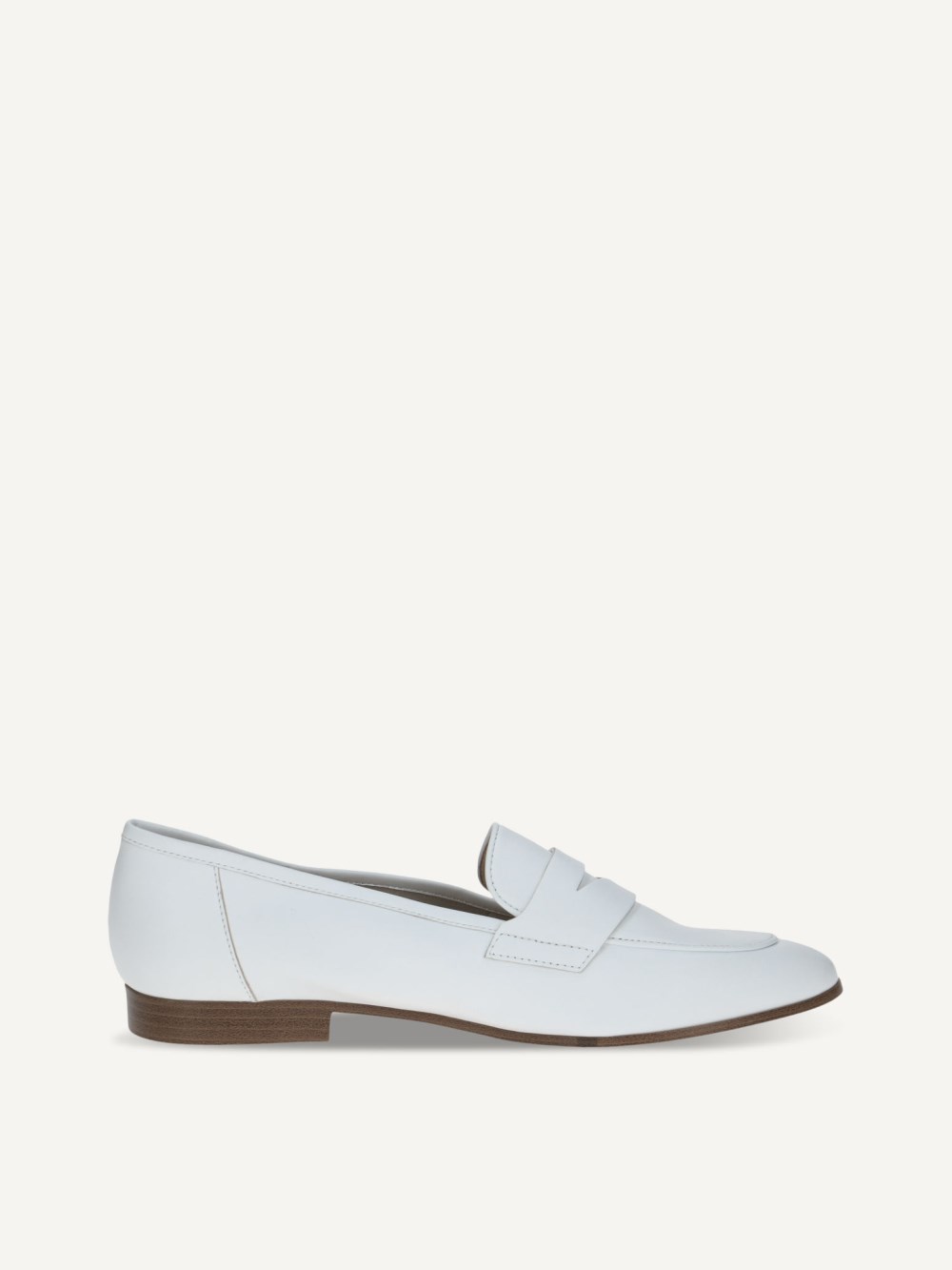 Caprice Slipper - Weißes Nappaleder
