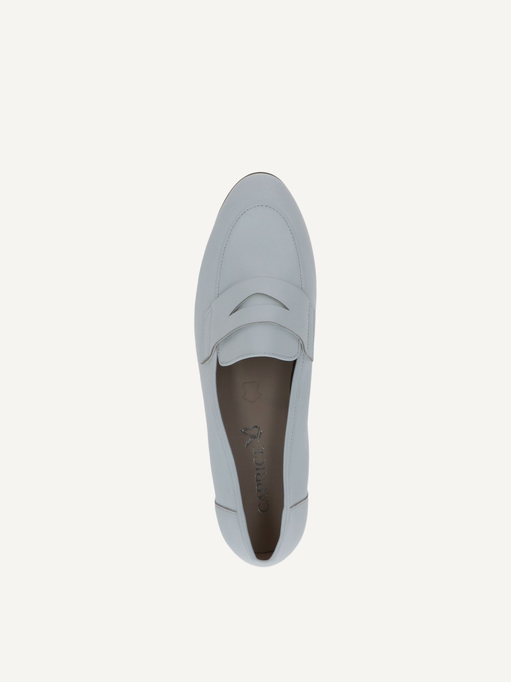 Caprice Slipper - Weißes Nappaleder