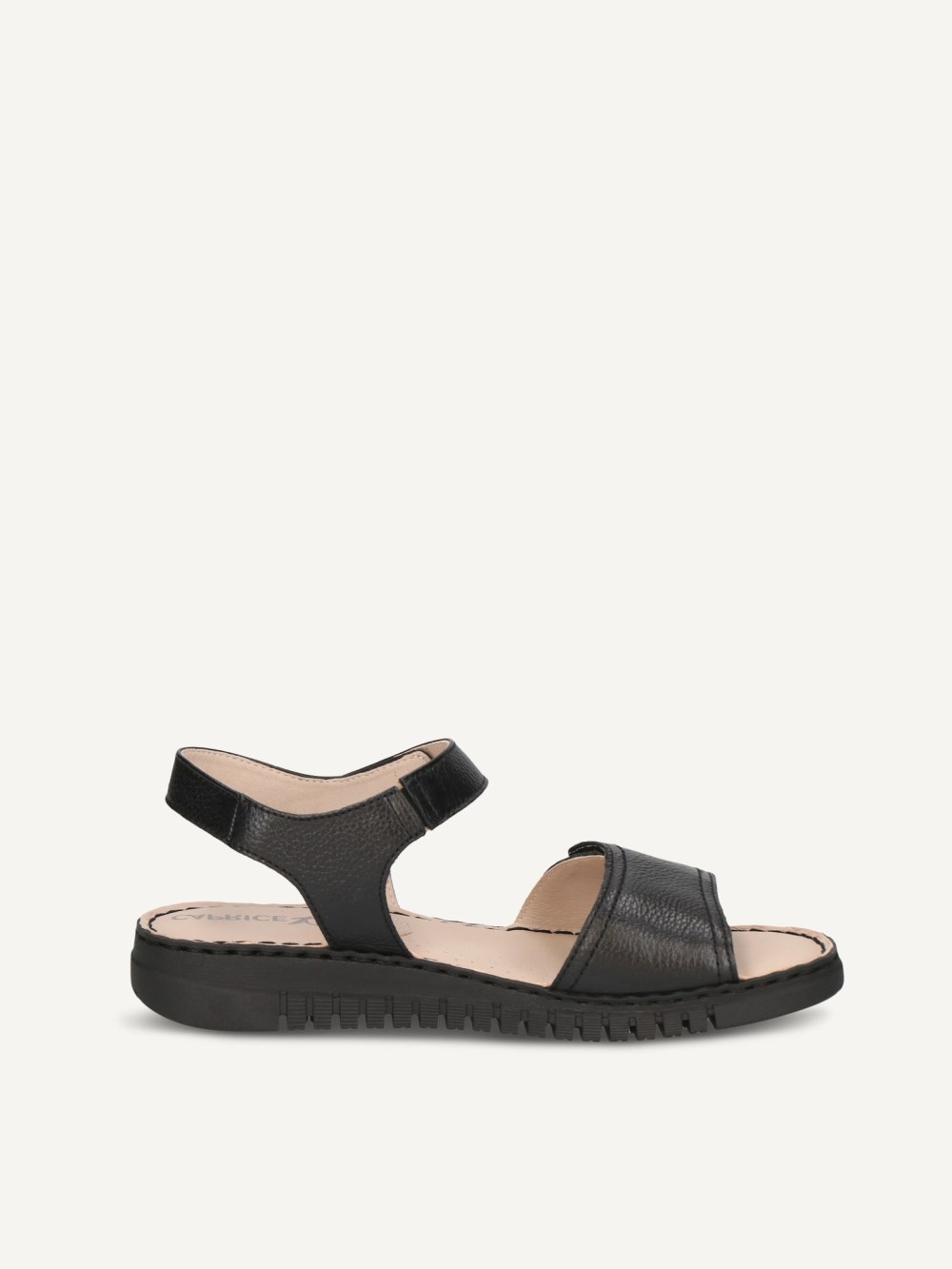 Caprice Sandalette - Schwarzes Nappaleder
