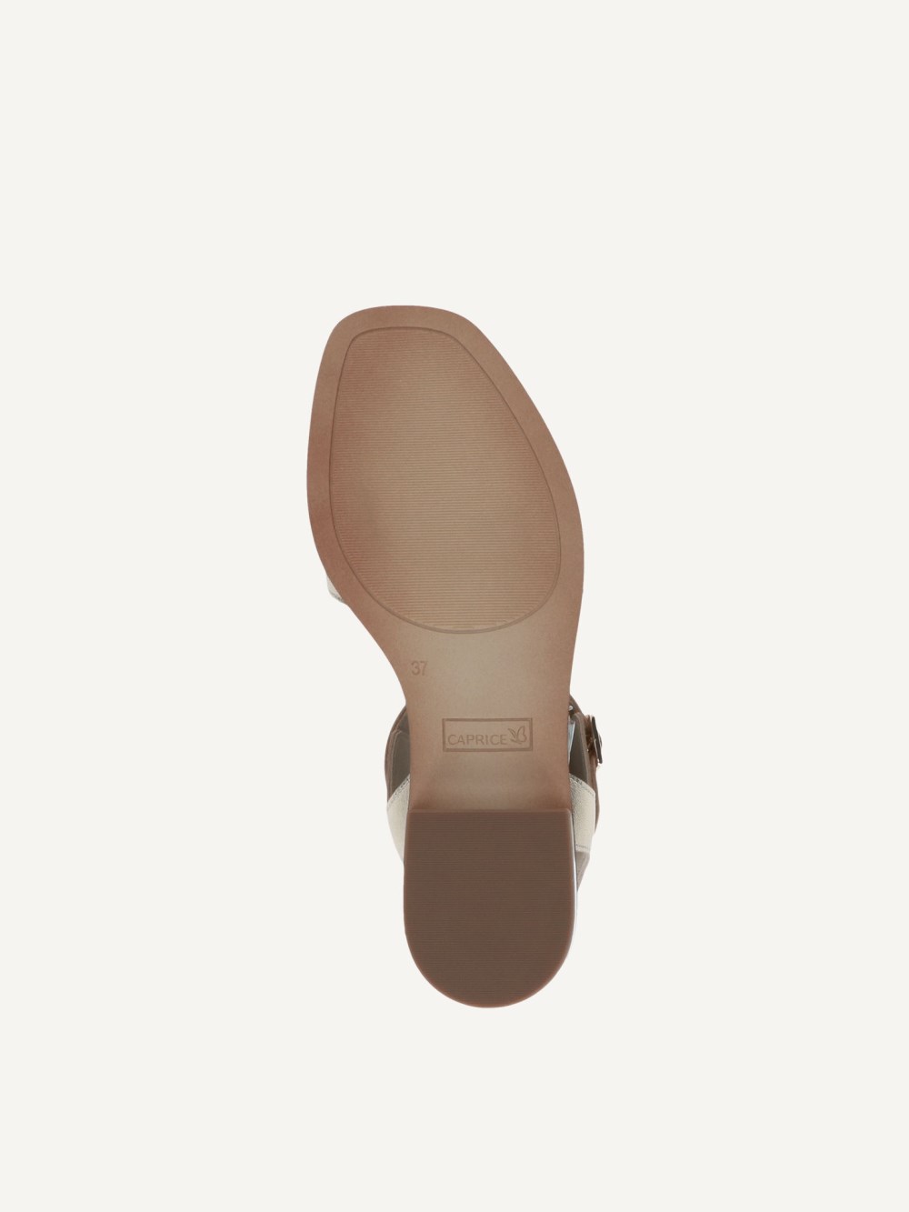 Caprice Sandalette - Hellgoldmetall.