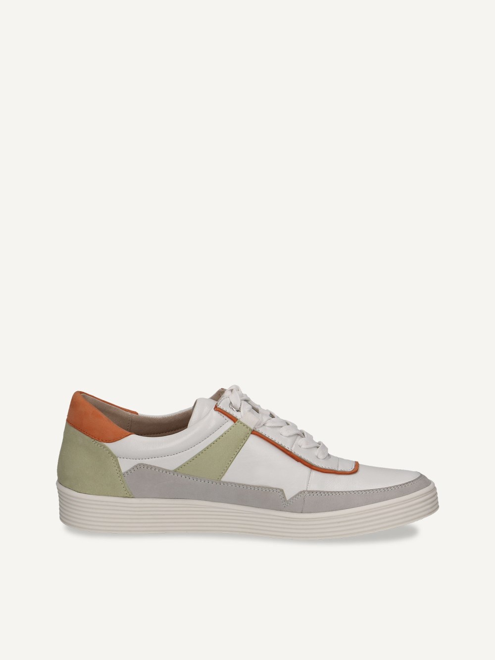 Caprice Sneaker - Hellgraues Kammleder